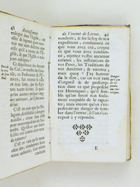 Avertissemens de Vincent de Lérins, touchant l'Antiquité, l'Universalité, & les Mystères de l'Eglise : traduits su latin en François.