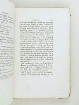 Voyage du Duc de Richelieu de Bordeaux à Bayonne 1759. Récit en vers et en prose par C. de Rulhière. Société des Bibliophiles de Guyenne. Mélanges. ...