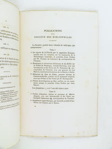 Société des Bibliophiles de Guyenne. Statuts.