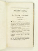 Académie Royale des Sciences, Belles-Lettres et Arts de Bordeaux. Séance publique du 8 août 1833 : Discours ; Rapport ; Notice sur l'Education des ...