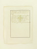 [ Extrait d'Armorial Manuscrit seconde partie XVIIIe ] Choiseüil. D'azur à la croix d'or cantonnée de 18 billettes de même.  . Anonyme