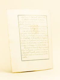 [ Extrait d'Armorial Manuscrit seconde partie XVIIIe ] Choiseüil. D'azur à la croix d'or cantonnée de 18 billettes de même.  