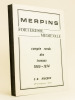 Merpins Forteresse médiévale. Compte rendu des travaux 1965 - 1974. C. A. MARPEN ; Collectif