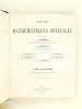 Revue de Mathématiques Spéciales. 8e Année : octobre 1897 - septembre 1898. Collectif ; HUMBERT ; PAPELIER ; CHARRUIT ; LAMAIRE ; DESSENON ; RIVIERE ; ...