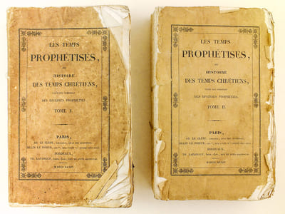 Les Temps prophétisés, ou Histoire des Temps Chrétiens, tiré des symboles des diverses Prophéties (2 Tomes - Complet)