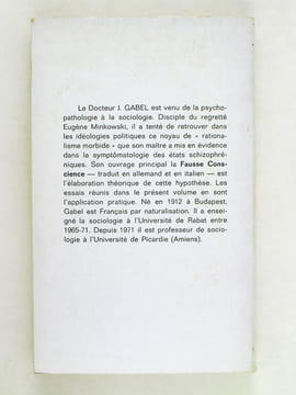 Idéologies [ Edition originale ]. GABEL, Joseph