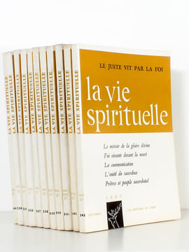 La Vie Spirituelle ( 11 vol. ) - tomes CXVI [ 116 ] et CXVII [ 117 ] , année 1967 complète : n° 534 ; 535 ; 536; 537; 538; 539 ; 540 ; 541 ; 542 ; 543 ...