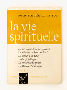 La Vie Spirituelle ( 11 vol. ) - tomes CXVI [ 116 ] et CXVII [ 117 ] , année 1967 complète : n° 534 ; 535 ; 536; 537; 538; 539 ; 540 ; 541 ; 542 ; 543 ; 544