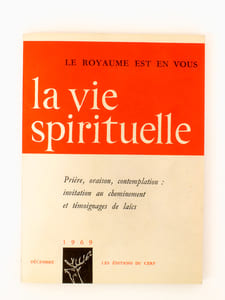 La Vie Spirituelle ( tomes CXX [ 120 ] et CXXI [ 121 ] , année 1969 complète sauf n° 564 [ 9 volumes ] : n° 556 ; 557 ; 558 ; 559 ; 560 ; 561-562 ; 563 ; 565 ; 566