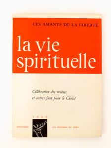 La Vie Spirituelle ( tomes CXX [ 120 ] et CXXI [ 121 ] , année 1969 complète sauf n° 564 [ 9 volumes ] : n° 556 ; 557 ; 558 ; 559 ; 560 ; 561-562 ; 563 ; 565 ; 566