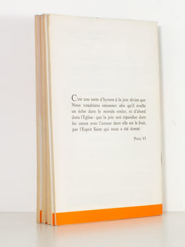 Cahiers de l'Actualité Religieuse et Sociale ( 2e semestre 1975 - complet sauf n° 104 et 105 : 8 numéros ) : n° 102 La Joie Chrétienne, Ehortation ...