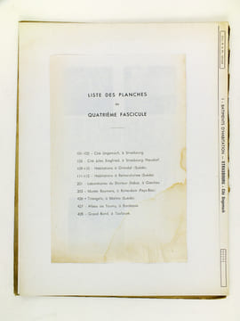 Documents d'urbanisme présentés à la même échelle fascicule n° 4 [ Encyclopédie de l'urbanisme ] [ Contient : ] 101-102 : Cité Ungemach, à Strasbourg ...