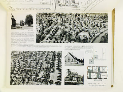 Documents d'urbanisme présentés à la même échelle fascicule n° 4 [ Encyclopédie de l'urbanisme ] [ Contient : ] 101-102 : Cité Ungemach, à Strasbourg ; 105 : Cité Jules Seigfried, à Strabourg-Neudorf ; 109-110 : Habitations à Gröndal (Suède) ; 111-112 : Habitations à Reimersholme (Suède) ; 201 : Laboratoires du Docteur Debat, à Garches ; 303 : Musée Boymans, à Rotterdam ; 426 : Triangeln, à Malmö ; 427 : Allées de Tourny à Bordeaux ; 428 : Grand Rond, à Toulouse