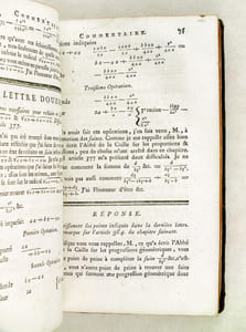 Le Guide des Jeunes Mathématiciens dans l'Etude des Elémens de Mathématiques de M. l'Abbé De la Caille [ Edition originale ]