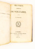 La Pucelle ( Oeuvres complètes de Voltaire - Tome LX [ 60 ] ). VOLTAIRE