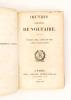 Stances, Odes, Contes en Vers, Satires, Poésies mêlées ( Oeuvres complètes de Voltaire - Tome LXII [ 62 ] ). VOLTAIRE