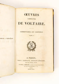 Commentaires sur Corneille ( 2 tomes - Complet ) ( coll. Oeuvres complètes de Voltaire - Tomes LVII [ 57 ] et LVIII [ 58 ] )