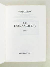 Le Prisonnier N° 1 [ Edition originale ]
