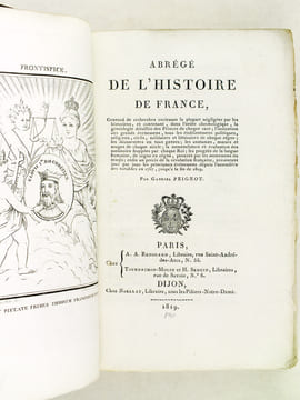 Abrégé de l'Histoire de France [ Edition originale ] Abrégé de l'Histoire de France; composé de recherches curieuses la plupart négligées par les ...