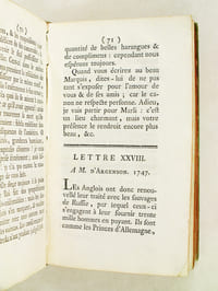 Lettres de Madame la Marquise de Pompadour. Première Partie : Depuis 1746 jusqu'à 1752 - Seconde Partie : Depuis 1750 jusqu'à 1752