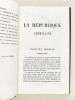 La République américaine.. BROWNSON, O. - A.