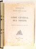 Code Général des Impôts. Législation applicable au 1er Mai 1959. Collectif ; Ministère des Finances ; Histoire Générale des Impôts