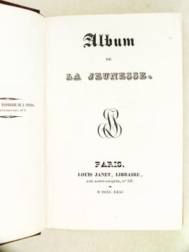 Album de la Jeunesse [ Edition originale ]. Collectif ; CHATEAUBRIAND, HUGO, Victor ; MERIMEE ; SAINTINE