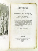 Histoire de l'Empire de Turquie, depuis son origine, jusqu'au 19 octobre 1821 [ Edition originale ]. LEMAIRE, H.