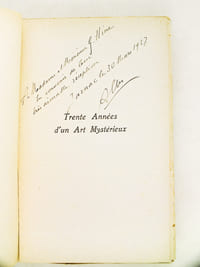 Trente Années d'un Art mystérieux. Eclaircissements et Confidences [ Edition originale - Livre dédicacé par l'auteur ]