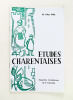 Etudes Charentaises [ 12 premiers numéros : années 1966 - 1967 - 1968 - 1969 ]. Collectif ; Inspection Académique de la Charente