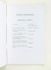 Etudes Charentaises [ 12 premiers numéros : années 1966 - 1967 - 1968 - 1969 ]. Collectif ; Inspection Académique de la Charente