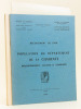 [ Lot de 2 volumes relatifs au recensement ou à la démographie de la Charente ] Population par Commune de 1821 à 1954. Département de la Charente [ ...