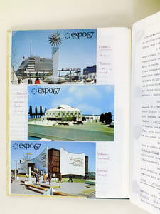 Journal de bord du Voyage : Canada - Expo 1967 , Etats-Unis 29 juin 1967 - 18 juillet 1967