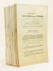 Bulletin de la Société Archéologique et Historique de la Charente. [ Lot de 180 numéros Années 1948 - 1969 ] Année 1948 : 7 numéros sur 9 - 1949 : 9 ...