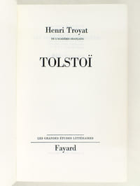 Tolstoï [ Edition originale ]