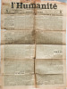 L'Humanité. Journal socialiste quotidien. Première Année. N° 3 : mercredi 20 avril 1904. JAURES, Jean ; Collectif