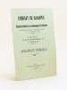 Syndicat de Garantie du Syndicat Général de la Boulangerie Française, autorisé par Arrêté de M. le Ministre du Travail et de la Prévoyance Sociale. ...