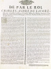 [ Ordonnance faite à Oyrières le 10 novembre 1773, concernant les communautés de Merey & de Marloz ] De par le Roi, Charles-André de Lacoré, ...