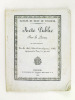 Faculté de Droit de Toulouse. Acte Public pour la Licence, qui sera soutenu par M. Bole, d'Albi, département du Tarn, le 3 juin 1826 [ Droit romain - ...