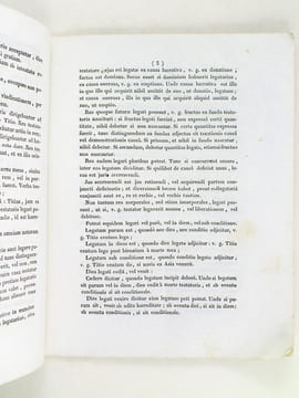 Faculté de Droit de Toulouse. Acte Public pour la Licence, qui sera soutenu par M. Bole, d'Albi, département du Tarn, le 3 juin 1826 [ Droit romain - ...