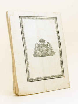 Faculté de Droit de Toulouse. Acte Public pour la Licence, qui sera soutenu par M. Bole, d'Albi, département du Tarn, le 3 juin 1826 [ Droit romain - ...