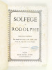 Solfège de Rodolphe. Nouvelle édition dans laquelle les Leçons en clefs de Sol, Ut, et de Fa, trop hautes, ont été baissées.. Collectif