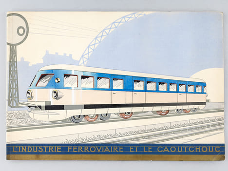 L'industrie ferroviaire et le caoutchouc.. Collectif ; Société anonyme des pneumatiques Dunlop ; DE PAWLOWSKI, G.