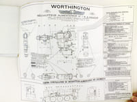 Worthington. Réchauffeur-alimentateur pour locomotives. Description et fonctionnement des appareils : N° 1-B : 9 mètres cubes/heures ; N° 2-BZ : 14,7 m/h ; N° 3-BZ : 20,4 m/heures. Construction française.