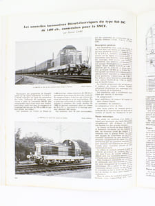 Chemins de Fer - Revue de l'Association Française des Amis des Chemins de Fer ( AFAC ) - année 1959 complète (6 numéros sur 6) : n° 214, 215, 216, 217, 218, 219