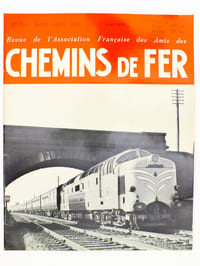 Chemins de Fer - Revue de l'Association Française des Amis des Chemins de Fer ( AFAC ) - année 1959 complète (6 numéros sur 6) : n° 214, 215, 216, 217, 218, 219