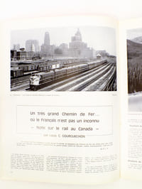 Chemins de Fer - Revue de l'Association Française des Amis des Chemins de Fer ( AFAC ) - année 1965 complète (6 numéros sur 6) : n° 250, 251, 252, 253, 254, 255