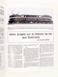 Chemins de Fer - Revue de l'Association Française des Amis des Chemins de Fer ( AFAC ) - année 1975 complète (6 numéros sur 6) : n° 310, 311, 312, 313, 314, 315