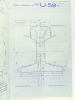Document technique à l'échelle 1/1 : Description de divers modèles de rails : Rail type 55 kg U 11 - Rail type 46 kg U 12 - Rail type 36 kg U 13 - ...