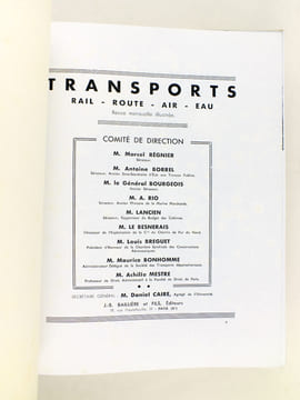 Transports Rail - Route - Air - Eau. Revue mensuelle illustrée [ Lot de 12 numéros ] N° 3 : 1er décembre 1934 - N° 8 : Mai 1935 - N°10 : Juillet 1935 ...